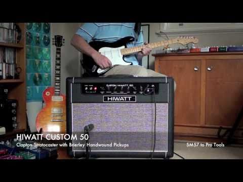 HIWATT CUSTOM 50 SA212 Combo - General demo (Strat) with and without effects
