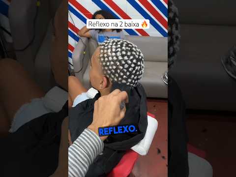 reflection on 2 down🔥#barbeiro #reflexoalinhado  #mechasperfeitas #barbearia