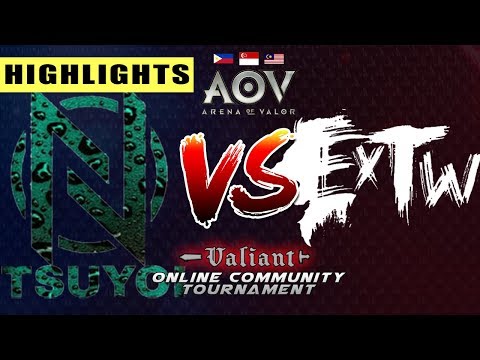 NovaPH Tsuyoi vs. ExTW - Round 1 - Highlights - AOV Valiant Online Community Tournament