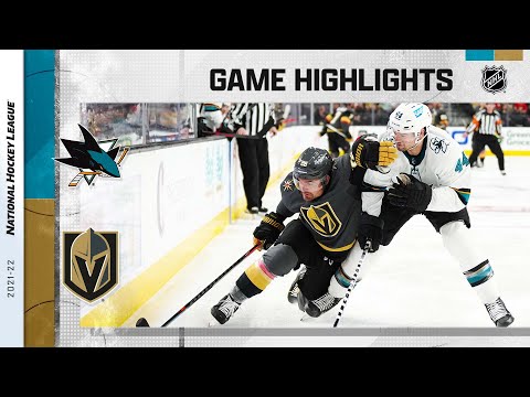 Sharks @ Golden Knights 4/24 l NHL Highlights 2022