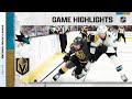 Sharks @ Golden Knights 4/24 l NHL Highlights 2022