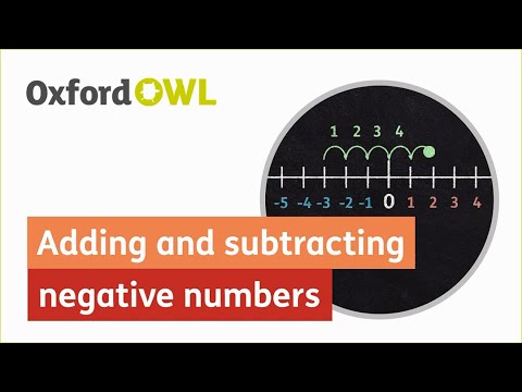 Adding and subtracting negative numbers | Oxford Owl