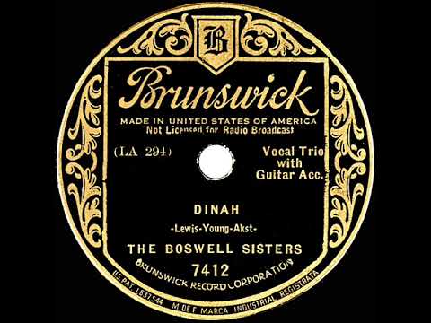 1934 Boswell Sisters - Dinah
