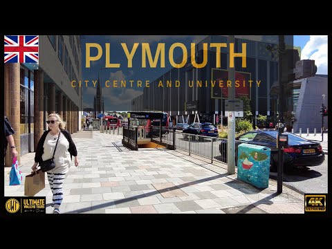 The Ultimate Plymouth Centre and Plymouth University 4k Walking Tour
