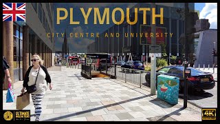 The Ultimate Plymouth Centre and Plymouth University 4k Walking Tour