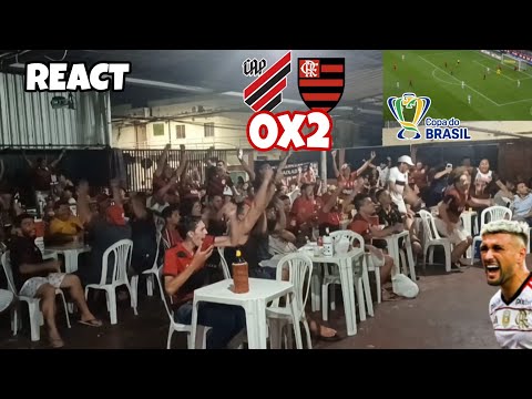 REACT ATHLETICO PR 0X2 FLAMENGO -   JOGO DA VOLTA COPA DO BRASIL 2023