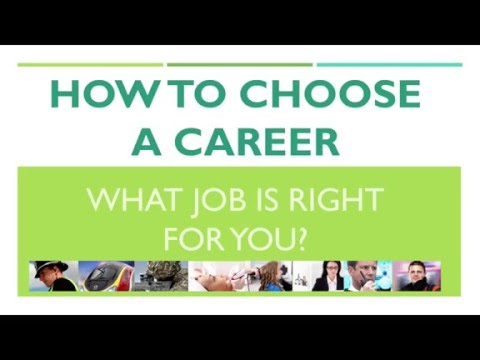 How To Choose A Career