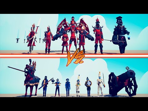 NEW RENAISSANCE TEAM (DLC) vs NEW FANTASY EVIL (DLC) - Totally Accurate Battle Simulator | TABS