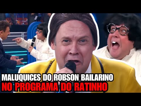 As MALUQUICES mais ENGRAÇADAS do Robson Bailarino no Programa do Ratinho