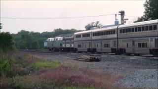 preview picture of video 'Amtrak #3 Southwest Chief - La Plata, MO - May 19th, 2012'