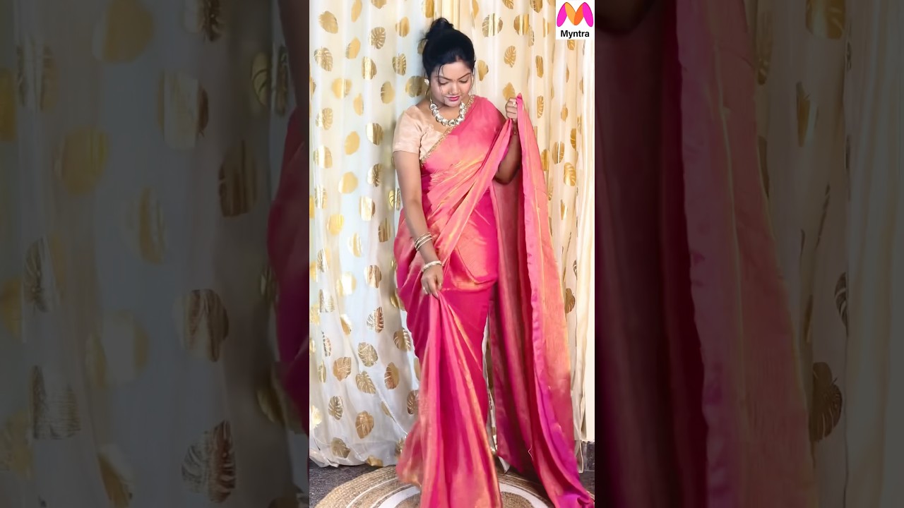 Myntra festive saree haul, party wear silk saree #saree  #partywearsaree  #myntrahaul #affordable