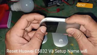 Reset Modem 3G wifi Huawei E5832 And Setup Wifi.