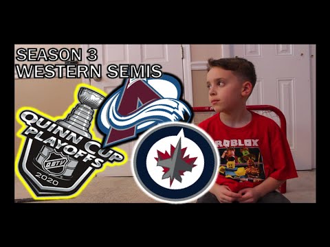 KNEE HOCKEY SEASON 3 - WESTERN CONFERENCE SEMI FINALS - JETS / AVALANCHE - QUINNBOYSTV