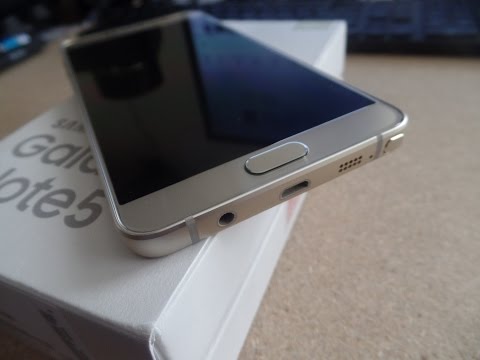 T-Mobile Samsung Galaxy Note 5 Gold Platinum [UNBOXING]
