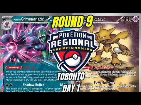 Grimmsnarl VS Alakazam Regional Championships Toronto Enero 2026 Day 1 Round 9