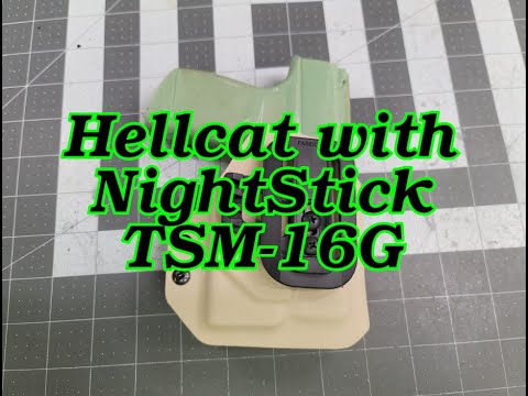 Making a Holster for the Hellcat with NightStick TSM-16G
