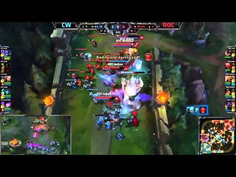 CW Lenny Shen VS Roccat Steve Rumble Highlights {EPIC}   2015 EU LCS Summer W9D1