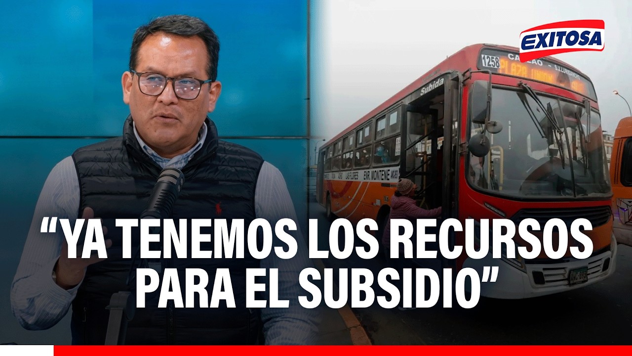 🔴🔵 Decreto de Urgencia del subsidio de transportistas aún no se publica: ATU responde