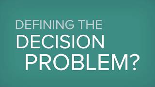 Market Research Decision Problem Template