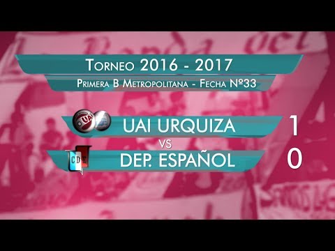 RESUMEN UAI Urquiza 1 - Dep. Español 0