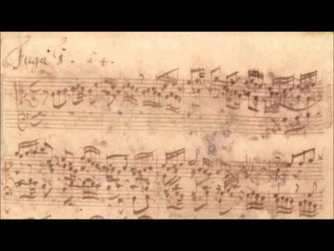 Bach Manuscript - The Well-Tempered Clavier: Prelude and Fugue No.1 in C major BWV 846