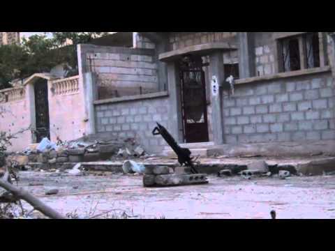 استهداف مطار دير الزور العسكري بصاروخ محلي الصنع من قبل كتيبة عز الدين القسام