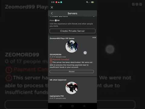 My Private Server Got Deactivated🤯