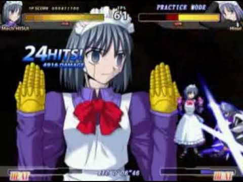 Melty Blood ReACT combo video