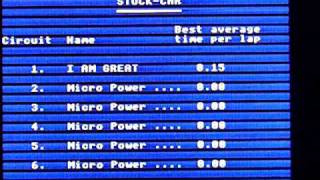 Stock Car on Acorn Electron vintage home computer. Gameplay & Commentary