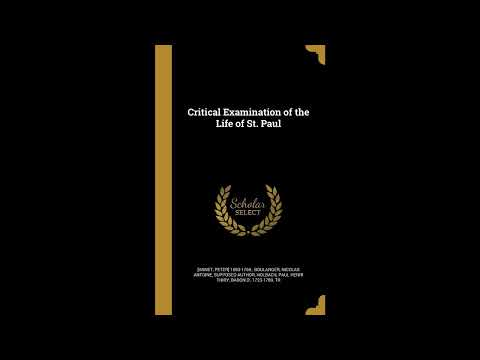 Critical Examination of the Life of St. Paul by Hermann Samuel Reimarus — free full audiobook