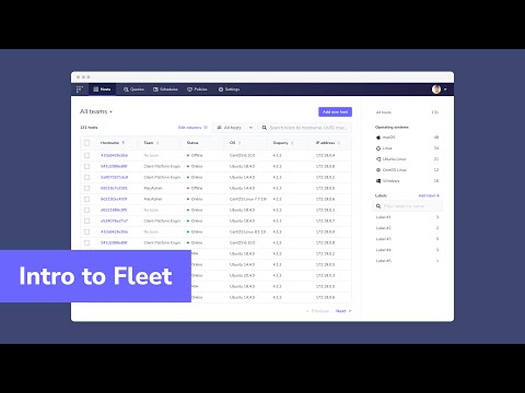 Intro to Fleet