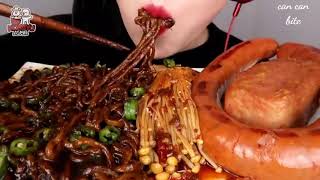 Download lagu HONGYU ASMR - Spicy Jjajangmyeon, Kielbasa Sausage, Spam, Enoki mashroom “BITES ONLY” mp3