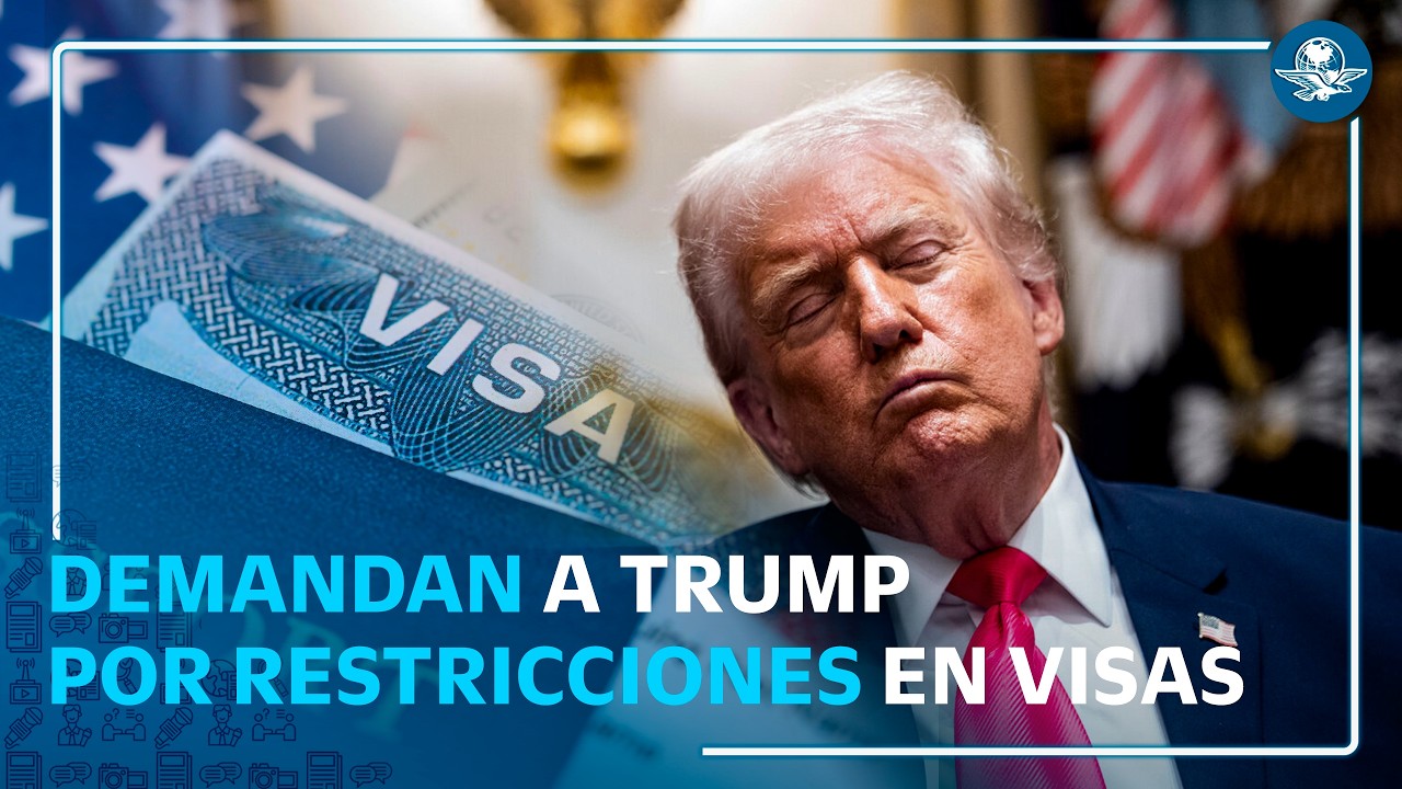 Trump enfrenta demanda por limitar visas para estudiantes, periodistas y extranjeros en EU