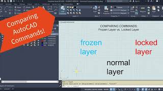 Comparing AutoCAD Commands - Frozen Layers vs. Locked Layers
