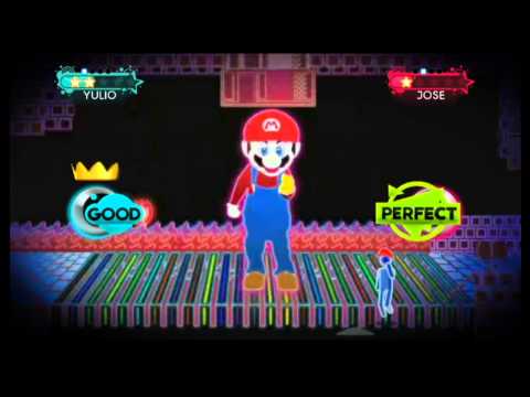 Just Dance 3 Wii Gameplay - Ubisoft meet Nintendo: Just Mario (DLC)