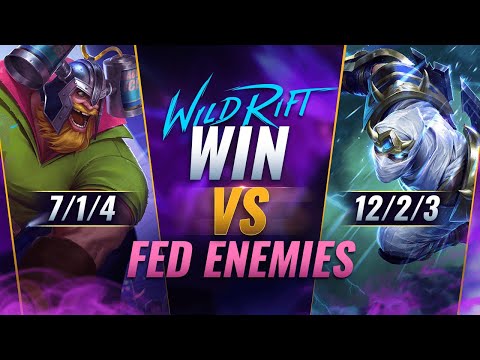 How to ALWAYS WIN Against FED Enemies in Wild Rift (LoL Mobile)