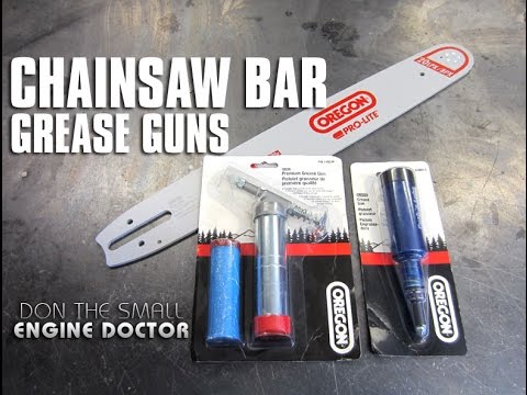 You Need This Tool For Chainsaw Bar Maintenance! Tool Review Of Oregon Grease Guns