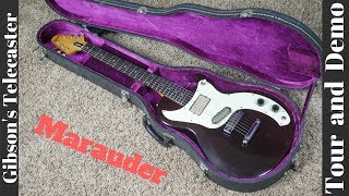 Video thumbnail for 1975 Gibson Marauder Wine Red Demo | Fantastic Guitar! by The Trogly's Guitar Show