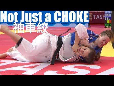 More than just a CHOKE... and how to counter it! - Sode-Guruma-Jime — judo technique demonstration