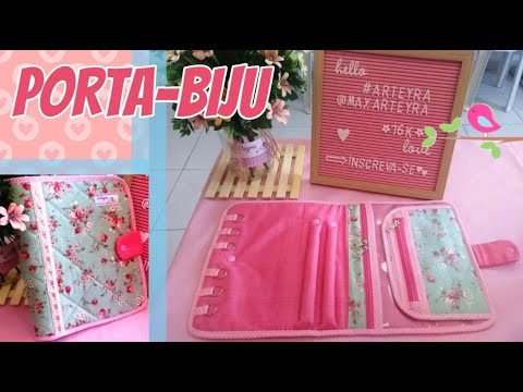 How to Make a Super Complete Fabric Jewelry Box on a Domestic Sewing Machine - Beginner Sewing