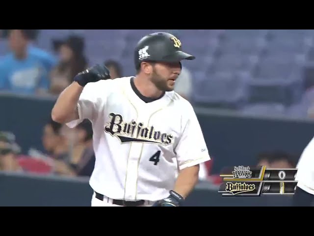 【1回裏】バファローズ・モレル レフト前タイムリーで2点目!! 2016/8/9 Bs-H