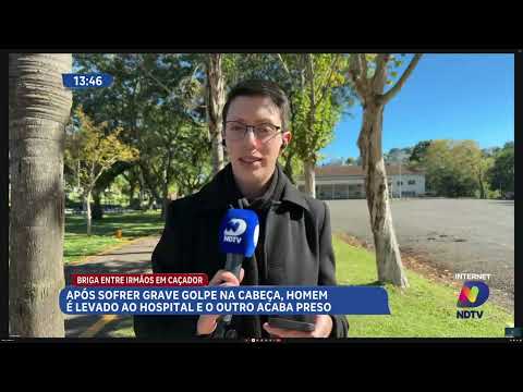 Polícia prende homem após violência entre irmãos em Caçador