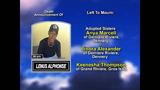 Lenus Alphonse ~ Long Obituary