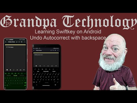 Learning Swiftkey for Android, undo autocorrection with Backspace key on Surface Duo 2