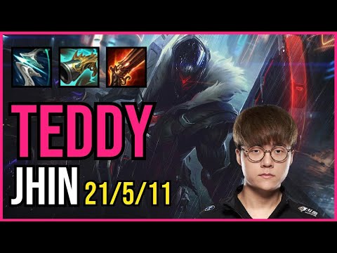 TEDDY - JHIN vs. ANIVIA ADC | KR Grandmaster | PATCH 10.25