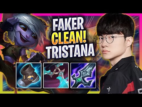 FAKER IS SO CLEAN WITH TRISTANA! - T1 Faker Plays Tristana MID vs Qiyana! | Season 2024