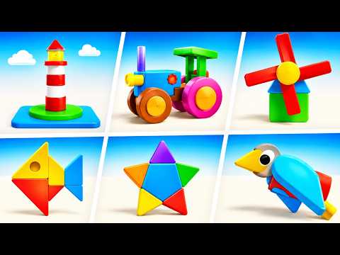 Puzzle Shapes: Toddlers & Kids - Fun Shape & Color Learning for Kids! | Guided Gameplay for Kids