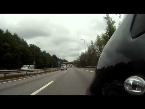 Driving Oslo - Lørenskog in 4 minutes , Gopro Hero HD