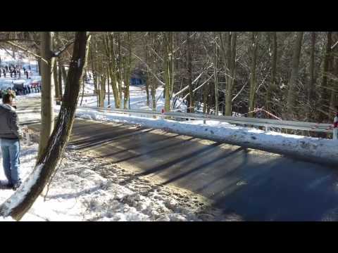 Walimska zimówka 2017 odśnieżanie rowu