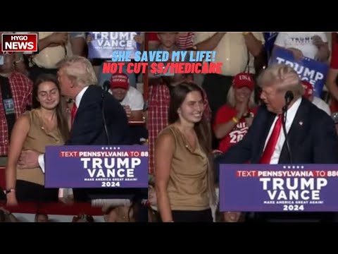 Sequence 01TRUMP: She Saved My Life! my first return to Butler PA, not cut one cent from SS/Medicare